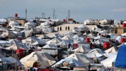 A general view of al-Hol displacement camp in Hasaka governorate, northeastern Syria, April 1, 2019.