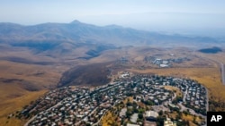 Pemukiman Yahudi Tepi Barat Ma'ale Efrayim di Lembah Jordan, 30 Juni 2020. (AP Photo/Oded Balilty)
