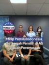 Mirip Pemilu Indonesia, Setengah Pemilih di AS adalah Perempuan