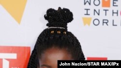 File - Amanda Gorman at the 10th Anniversary Women In The World Summit at Lincoln Center in New York City, April 10, 2019.