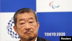 FILE - Tokyo Olympics creative head Hiroshi Sasaki is pictured at a news conferece in Tokyo, Japan July 31, 2018.