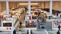 Pêşangeha Hunera Hemdem li Enqerê Vebû