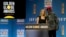 Helen Hoehne, president of the Hollywood Foreign Press Association, left, and Snoop Dogg, pose following the nominations event for 79th annual Golden Globe Awards at the Beverly Hilton Hotel, Dec. 13, 2021, in Beverly Hills, Calif.