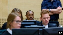 L'ancien chef de guerre congolais Bosco Ntaganda, devant la CPI, à La Hague, le 2 septembre 2015.