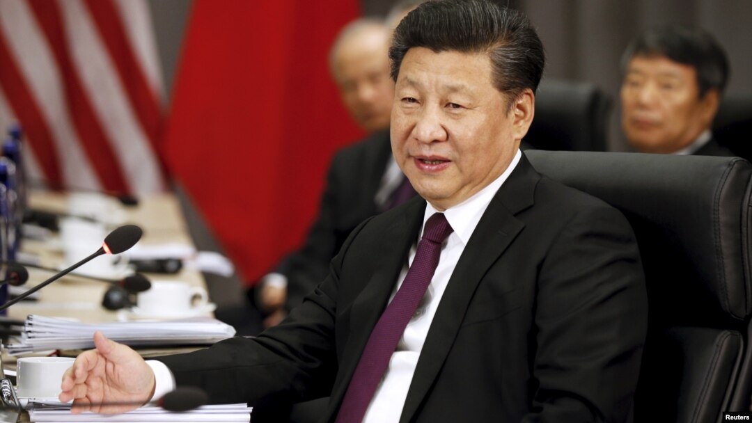Chủ tịch Trung Quốc Tập Cận Bình phát biểu trong cuộc gặp với Tổng thống Mỹ Barack Obama tại Hội nghị thượng đỉnh an ninh hạt nhân ở Washington, ngày 31 tháng 3 năm 2016.