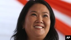 Keiko Fujimori compite por la presidencia del Perú con el economista de centroderecha Pedro Pablo Kuczynski en las elecciones del 5 de junio.