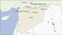 Proposed safety zone in Syria