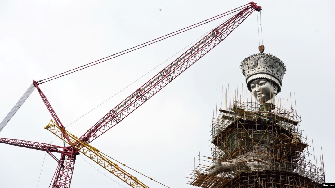 Một công trường xây dựng ở Trung Quốc.