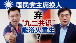 海峡论谈：国民党主席换人 弃"九二共识"能浴火重生？