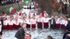 Bulgarians Dance in Icy Waters on Epiphany Day