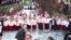 Bulgarians Dance in Icy Waters on Epiphany Day