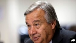 Antonio Guterres, katibu mkuu mpya wa Umoja wa Mataifa.
