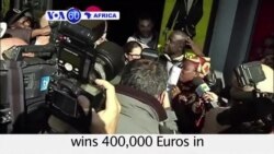 VOA60 Africa - Spain: Rescued Senegalese migrant wins 400,000 Euros in Spain’s Christmas lottery