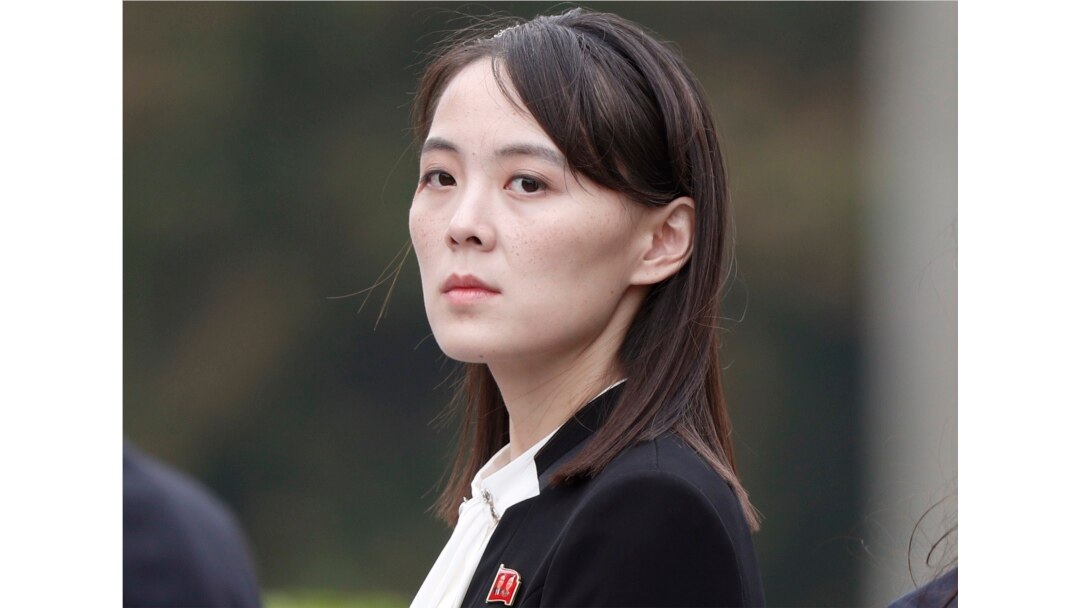 FILE - Kim Yo Jong, sister of North Korea's leader Kim Jong Un attends a ceremony at Ho Chi Minh Mausoleum in Hanoi, Vietnam, March 2, 2019. Analysts see her as a possible successor to her brother if he were to become incapacitated or die.