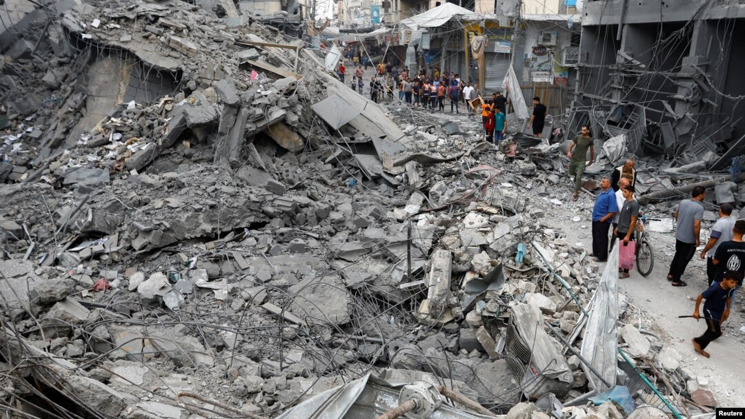 İsrail dün gece boyunca da Gazze'ye yoğun hava operasyonu düzenledi - 10 Ekim 2023