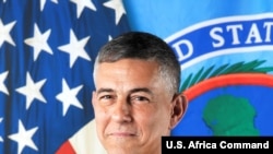 File - 'We know the Chinese desire a network of bases around the globe,"'U.S. Africa Command's Gen. Stephen Townsend told U.S. lawmakers April 22, 2021, in Washington. 