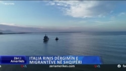 Shëngjin, Italia dërgon anijen me 49 migrantë
