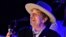 U.S. musician Bob Dylan performs during on day 2 of The Hop Festival in Paddock Wood, Kent, Britain, Jun. 30, 2012.