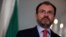 FILE - Mexican Foreign Secretary Luis Videgaray speaks with reporters during a photo opportunity with U.S. Secretary of State Rex Tillerson (unseen) at the State Department in Washington, Aug. 30, 2017. 