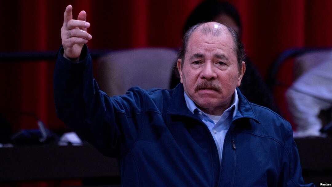 FILE - Nicaragua's President Daniel Ortega in Cuba on Dec. 14, 2022.