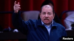 FILE - Nicaragua's President Daniel Ortega in Cuba on Dec. 14, 2022.