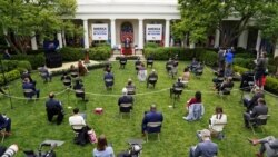 白宮玫瑰園改建完工 第一夫人主持開園儀式