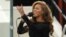 Beyonce sings the National Anthem during inauguration ceremonies held for U.S. President Barack Obama in Washington, January 21, 2013.