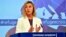 Kepala Kebijakan Luar Negeri Uni Eropa Federica Mogherini, memberikan keterangan kepada media sebelum KTT Uni Eropa mengenai isu migran di Brussels (23/9). Berbagai persoalan yang terjadi di Eropa, bisa merusak kepercayaan negara-negara anggota terhadap Uni Eropa.