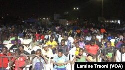 Les festivaliers sur le site du festival, Ouagadougou, le 20 décembre 2020.