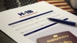 资料图片：美国H1-B签证申请表。