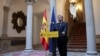 西班牙外交部长何塞·曼努埃尔·阿尔巴雷斯2024年6月6日在马德里外交部总部举行新闻发布会。(法新社照片)