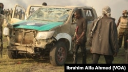 Les troupes nigérianes ont occupé un bastion de Boko Haram à Chikun dans le nord de Borno, Nigeria, 5 mars 2016.