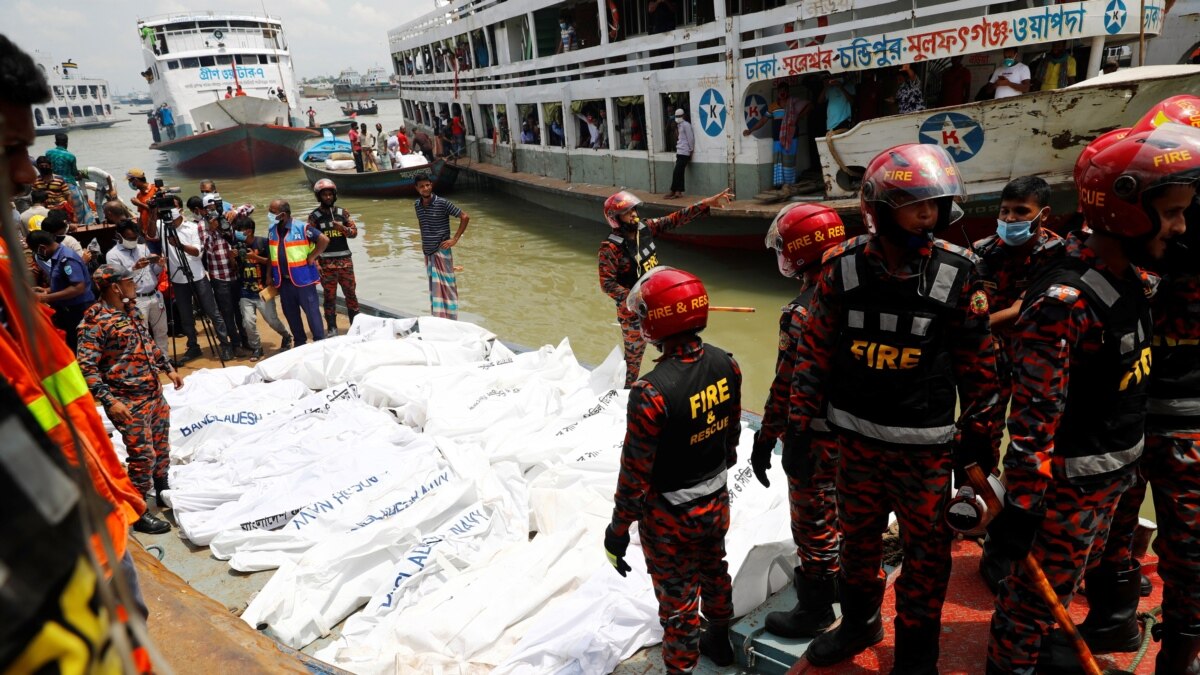 At Least 28 Dead, Dozens Missing In Bangladesh After Ferry Collision