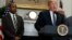 Бен Карсон и Дональд Трамп во время встречи в Белом доме 12 января 2018