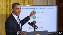 President Obama delivers remarks in the East Room of the White House, Jan. 13, 2012.