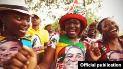 Apoiantes da Frelimo, Inhambane. Moçambique 2014