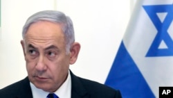 El primer ministro israelí Benjamín Netanyahu preside una reunión de su gabinete en el Museo de las Tierras Bíblicas el miércoles 5 de junio de 2024, en Jerusalén.