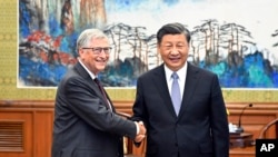 Chủ tịch Trung Quốc Tập Cận Bình tiếp tỷ phú Bill Gates hôm 16/6/2023.
