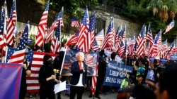VOA Asia - Hong Kong residents cheer U.S. legistaltion