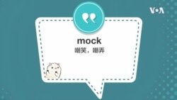 学个词 - mock