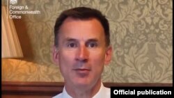 Jeremy Hunt, ministre des affaires étrangères du Royaume uni.