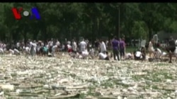 *WARNING: GRAPHIC VIDEO* Bones Display Raises Genocide Awareness (VOA On Assignment June 21)