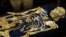 A virtually complete Australopithecus fossil is displayed at the University of the Witwatersrand in Johannesburg, South Africa, Wednesday, Dec. 6, 2017.