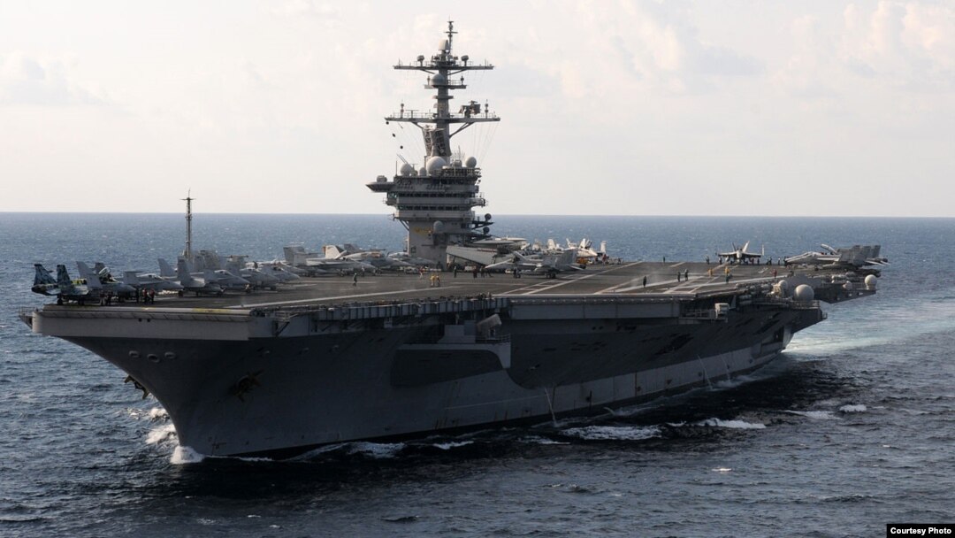 Hàng không mẫu hạm USS Carl Vinson. (Hình: Hải quân Hoa Kỳ).