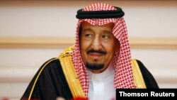 FILE PHOTO: Saudi Arabia's King Salman in Putrajaya