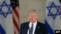 Le président Donald Trump lors de sa visite à Jerusalem, le 23 mai 2017.