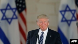 Le président Donald Trump lors de sa visite à Jerusalem, le 23 mai 2017.