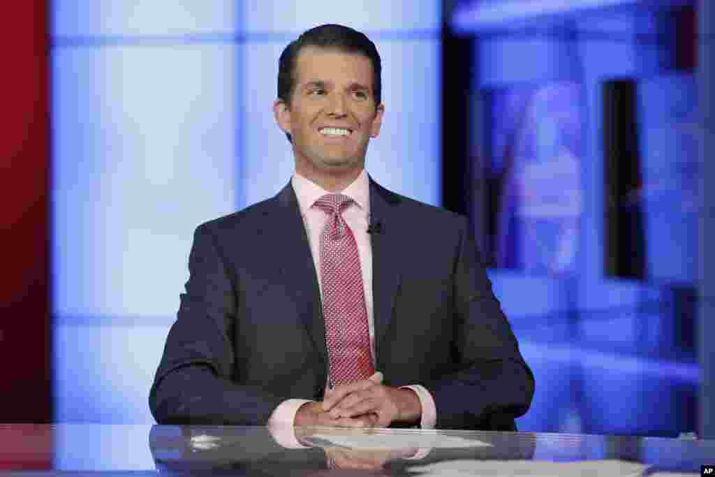 Donald Trump Jr., fils du président Donald Trump, à New York, 11 juillet 2017.