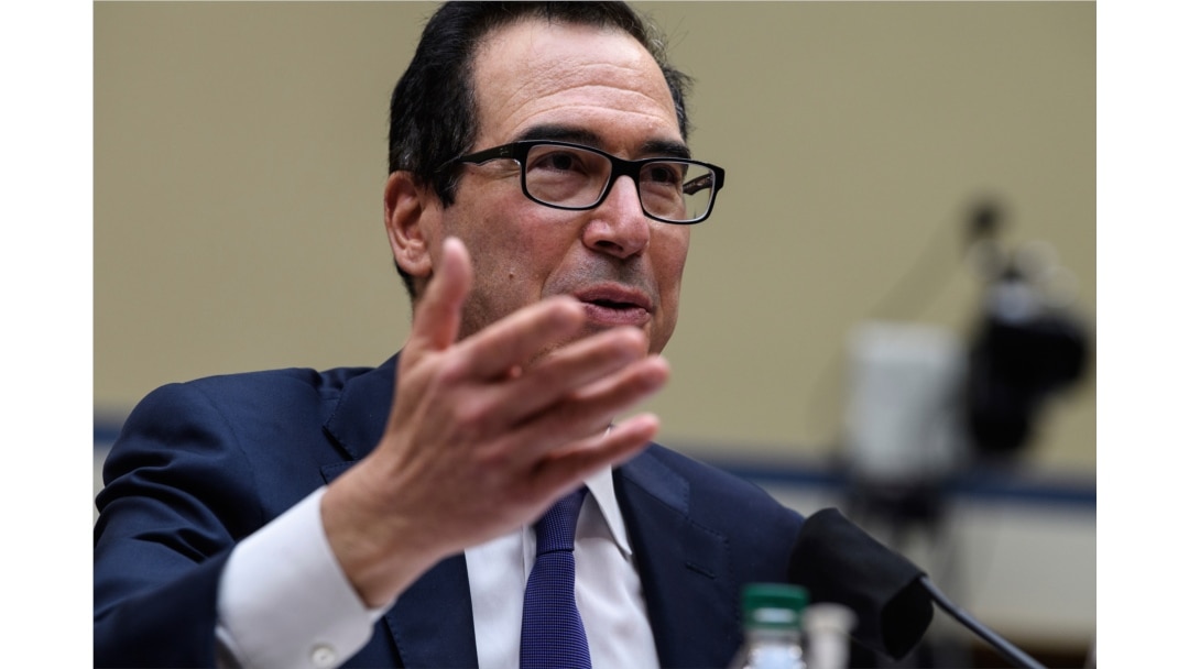 FILE - Treasury Secretary Steven Mnuchin testifies on Capitol Hill in Washington, Sept. 1, 2020.