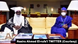  Ziyarar Sabon Sarkin Zazzau Ambasada Ahmed Nuhu Bamalli ga gwamna Nasiru El-rufa'i.